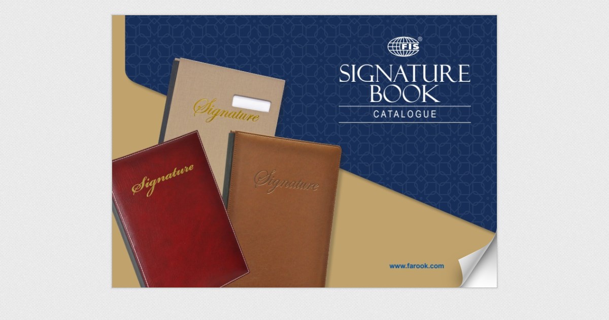 signature book